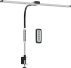 Lampe de bureau col de cygne moderne avec pince, contrôle tactile et à distance