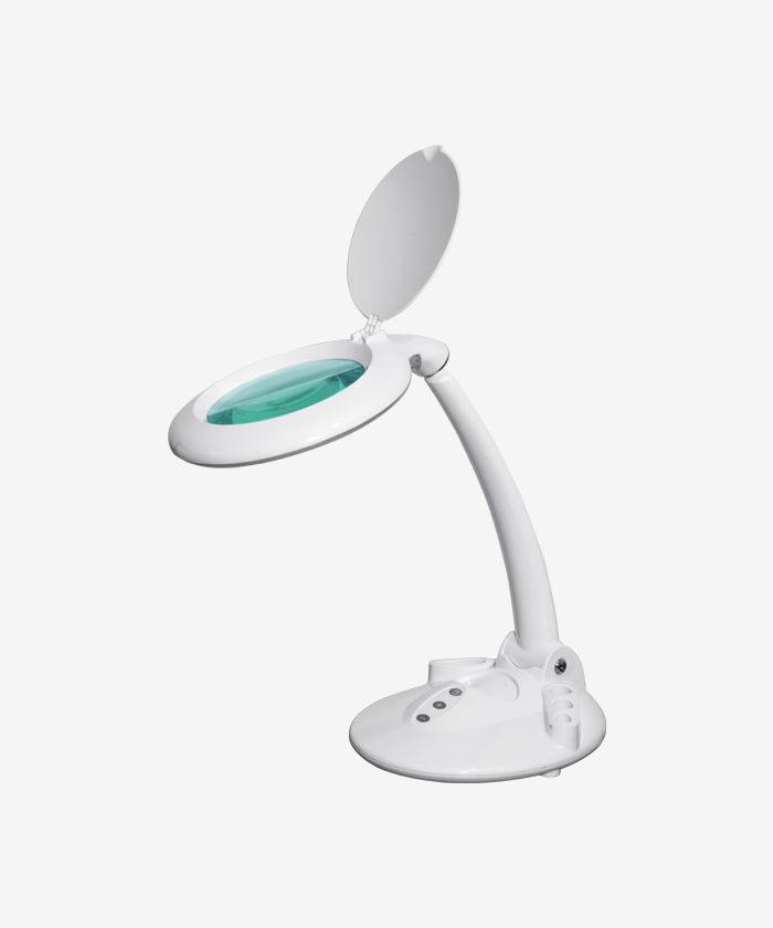 5" Elite LED Magnifying Glass Lamp with Dust Cover